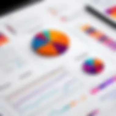 Graph showcasing qualitative and quantitative research data