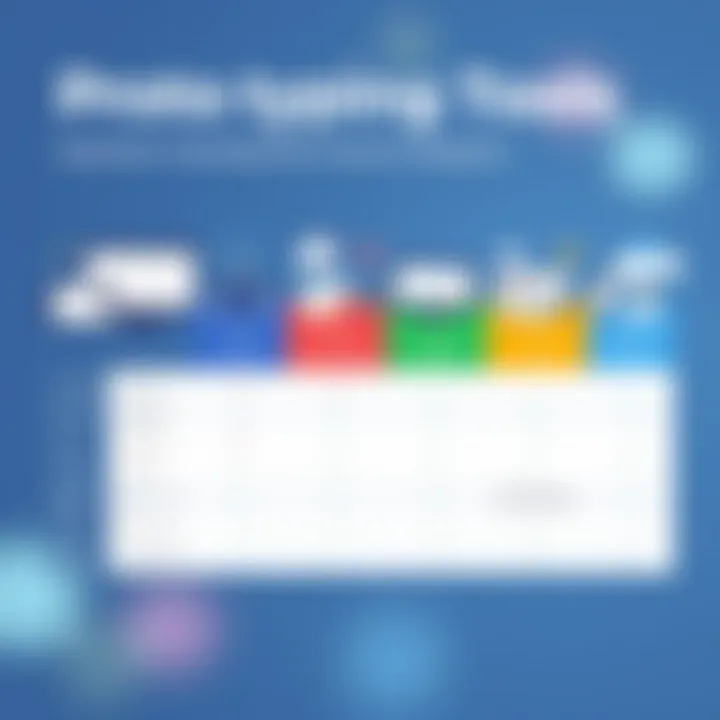 Comparison chart of prototyping tools features and capabilities