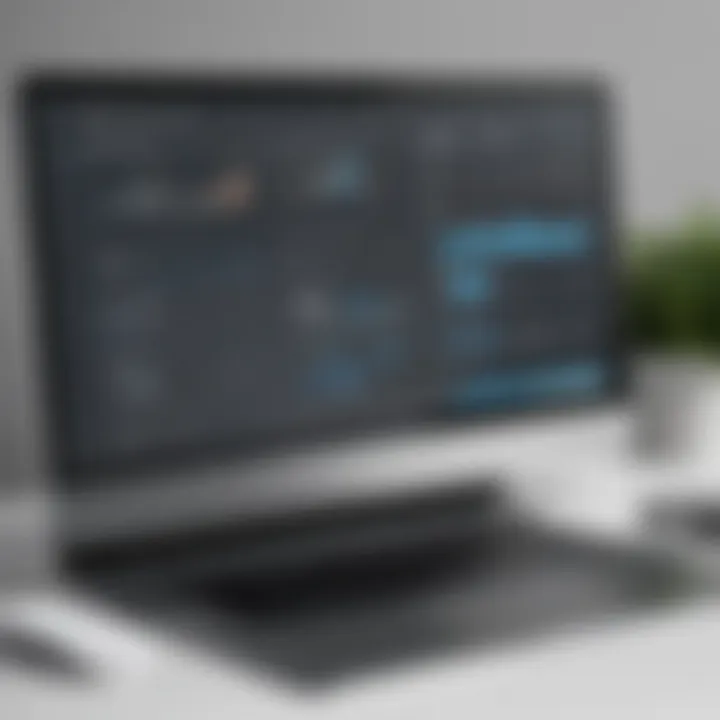 Illustration depicting advanced report generation in QuickBooks 2021