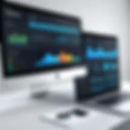 Visual representation of web page analytics dashboard showcasing key metrics.
