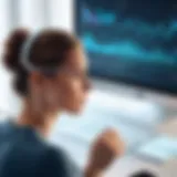 An illustration depicting data analysis in behavioral analytics