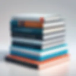 Stack of essential web development books