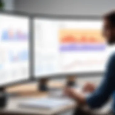 A person analyzing product management strategies