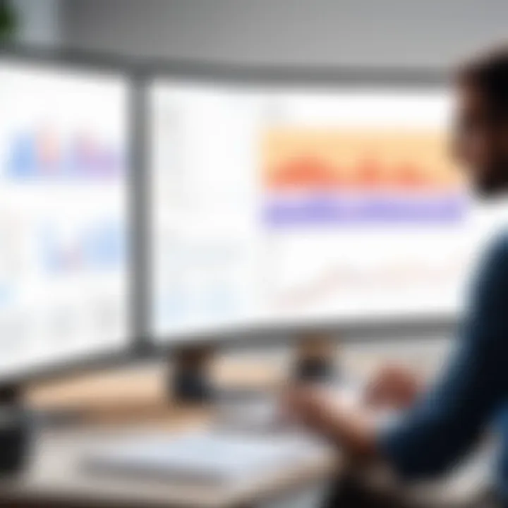 A person analyzing product management strategies