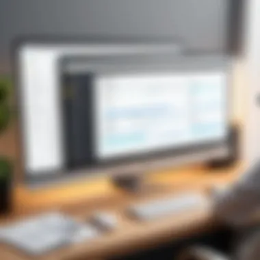 Boosting Efficiency with Task Management A creative depiction of productivity enhancements through task management