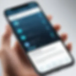 Illustration depicting a seamless onboarding experience in a mobile application