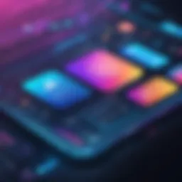 A vibrant user interface displaying intuitive design elements.