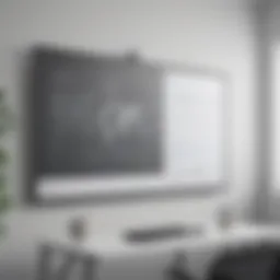 Elegant Whiteboard in Classroom Setting