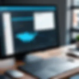 Illustration of Brainshark LMS Interface