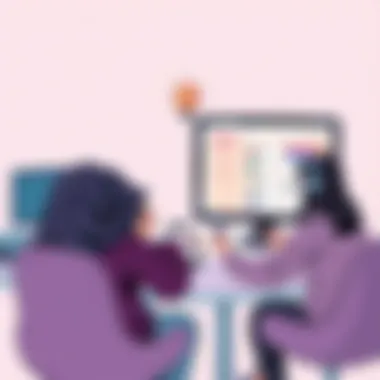 Innovative App Ideas with No Code Tools Individuals brainstorming innovative app ideas using no code tools