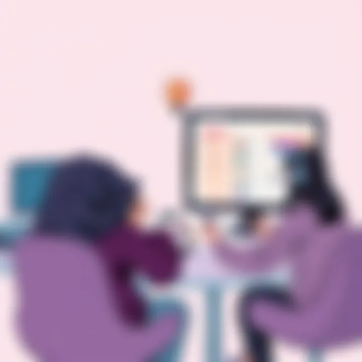 Innovative App Ideas with No Code Tools Individuals brainstorming innovative app ideas using no code tools