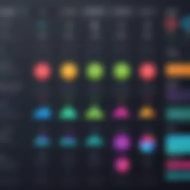 Graphic Maker Platform Comparisons A colorful infographic showcasing platform comparisons