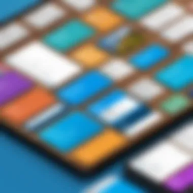 Navigating Board Options in Trello User navigating through Trello board options