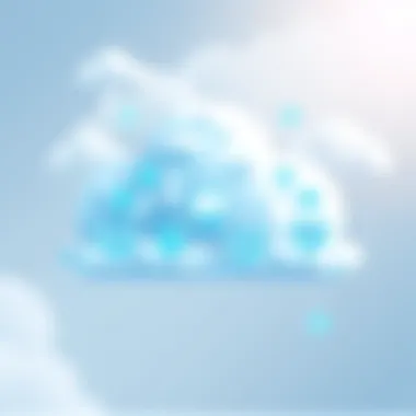 Cloud Architecture in HR Solutions Visual representation of cloud architecture in HRMS solutions