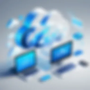 Business Benefits of Cloud Computing Diagram illustrating the benefits of cloud computing for businesses