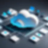 Visual representation of various cloud service models
