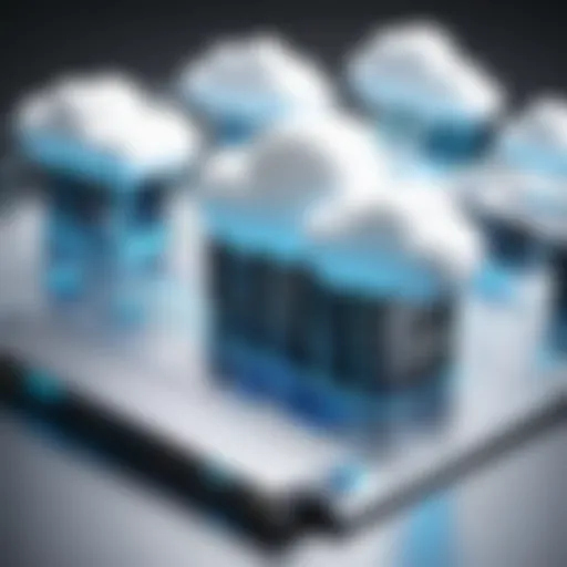 Cloud server network diagram