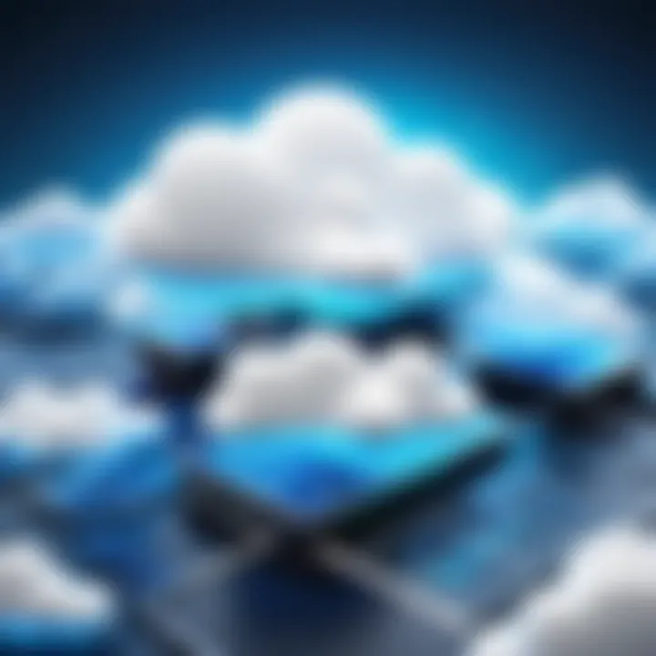 Cloud server scalability illustration