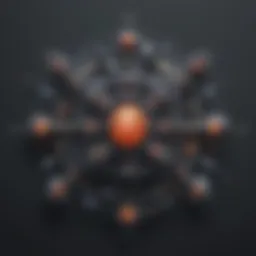 Visualization of React's Virtual DOM concept
