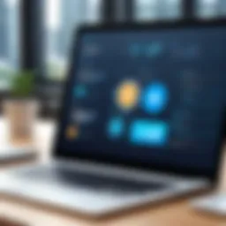 Visual representation of CRM systems in a modern business environment