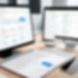 Illustration showcasing the recruitment module of HR software