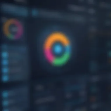 Visual representation of user engagement metrics