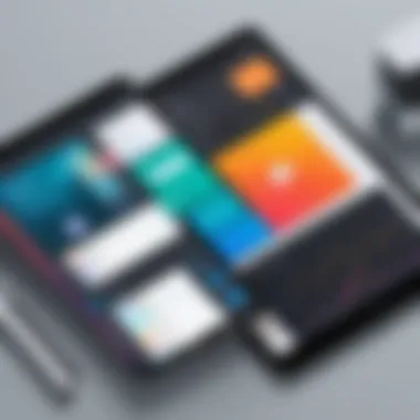 Exploring Figma's Design Tools User interface of Figma showcasing design tools