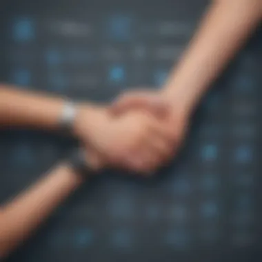 Sustaining Client Partnerships Illustration symbolizing long-term client relationship success