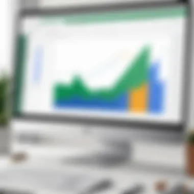 Customizing Your Chart A screenshot illustrating customization options for charts in Google Sheets