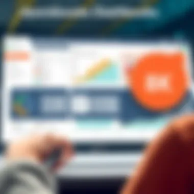 QuickBooks dashboard showcasing features and tools