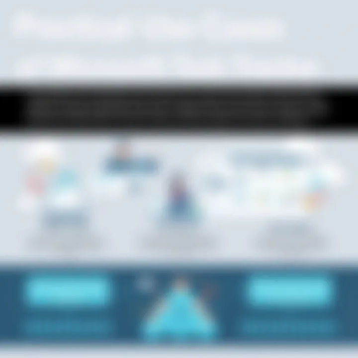 Infographic highlighting practical use cases of Microsoft Task Tracker in various industries.