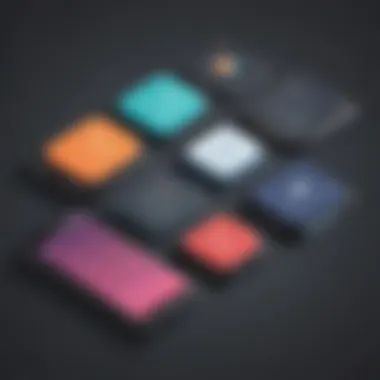 Diversified App Notification Types Illustration depicting various types of app notifications