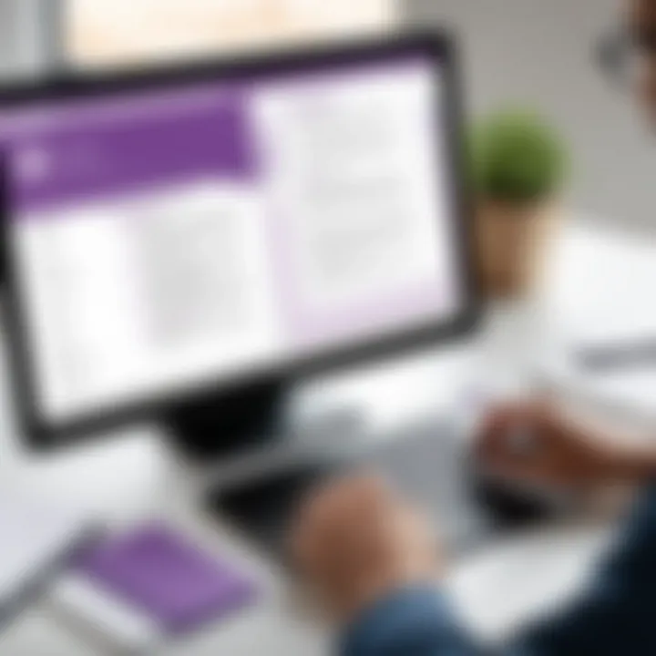 Showcasing advanced features of Microsoft OneNote in action