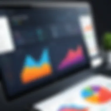 Project Progress Metrics Chart displaying project progress and productivity metrics