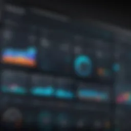 Detailed dashboard view of stocking software