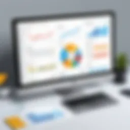 Visual representation of project management features