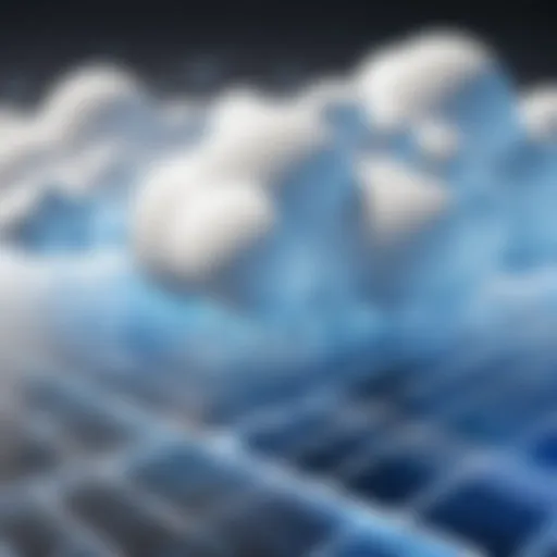 Visual representation of cloud architecture