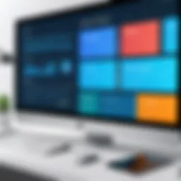 Visual representation of software adoption framework