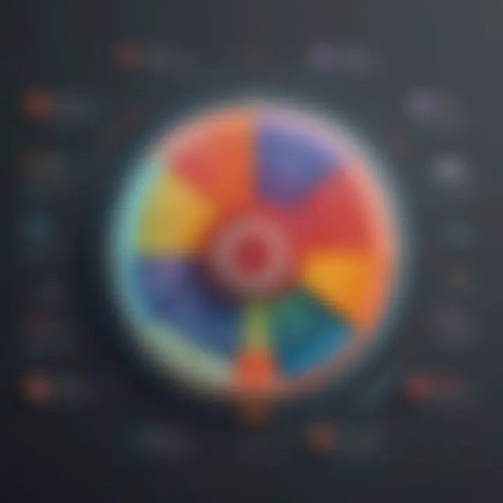 Illustration showcasing target audience segmentation strategies