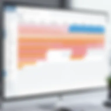 Gantt Chart Overview in Asana Visual representation of a Gantt chart in Asana