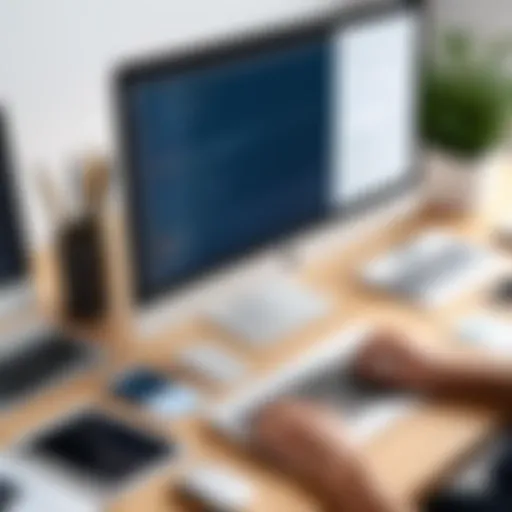 An organized digital workspace showcasing collaborative documentation tools