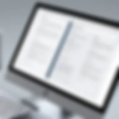 Visually Engaging User Manual Layout A visually appealing layout of a user manual on a computer screen