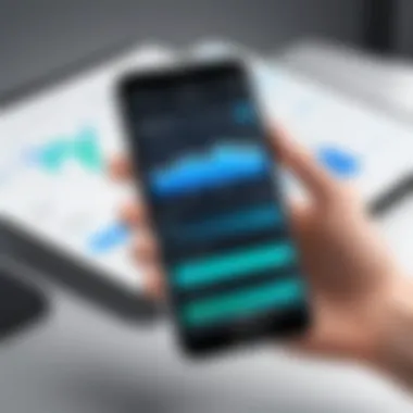 Showcasing App Features Screen recording of app navigation