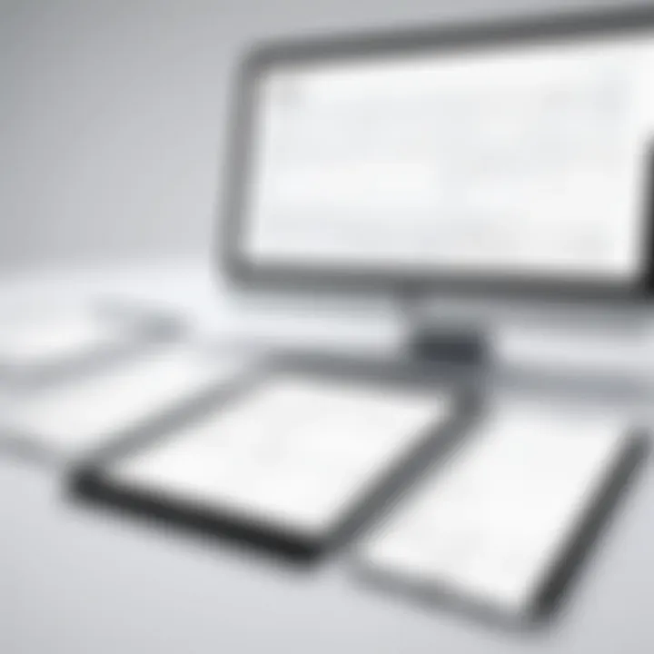 Storyboard layout for app demo video