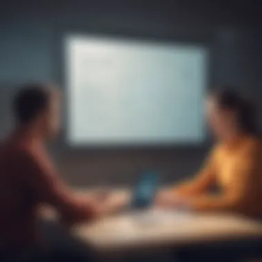 Facilitating Client Feedback Sessions Customer Success Manager conducting client feedback session