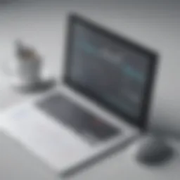 Illustration depicting data analysis for app success
