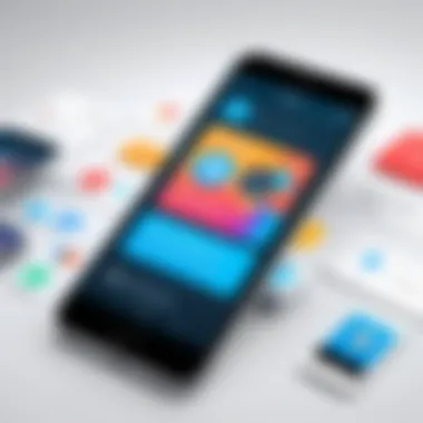 Visual representation of user engagement strategies