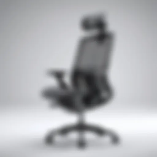 Ergonomic chair supporting posture