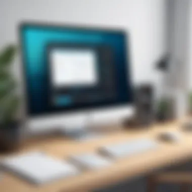 Creative Workspace for Ad Design Creative workspace showcasing ad design software interface