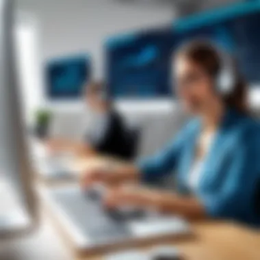 Comparative Analysis of Customer Service Solutions Visual comparison of customer service platforms